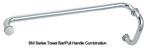 Towel Bar/Pull Handle Combo