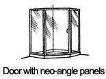 Door with Neo Angle Panels