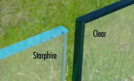 Clear Glass vs Starphire Glass