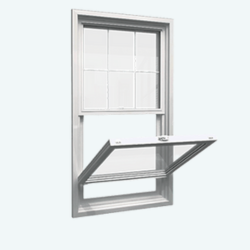 Single hung replacement window installed by Insight Glass