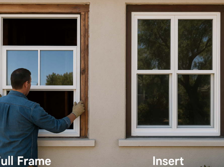 Full Frame vs Insert Window Replacement: Installation Guide