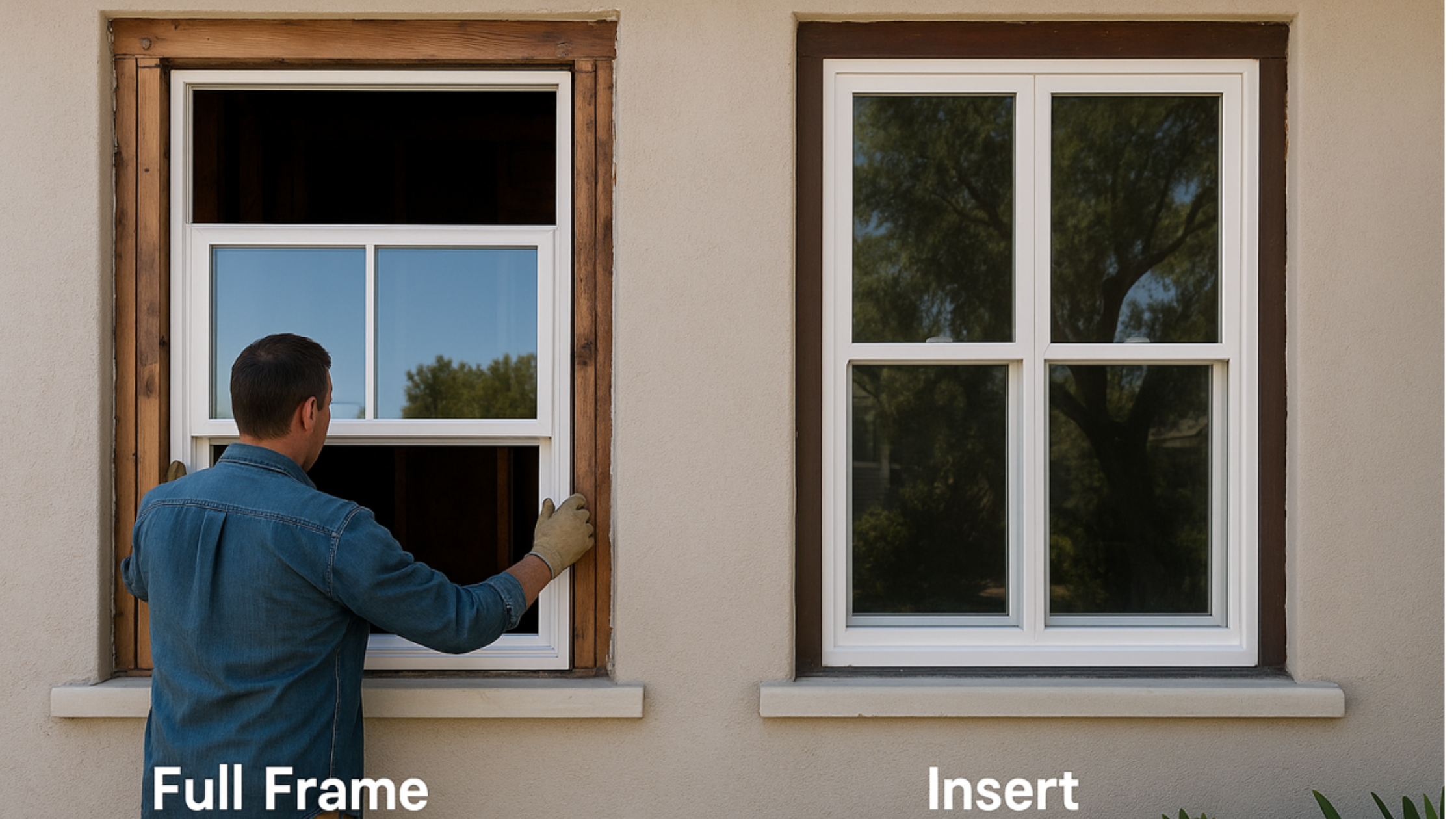 Window Installation Types Full Frame vs Insert Window Replacement: Installation Guide