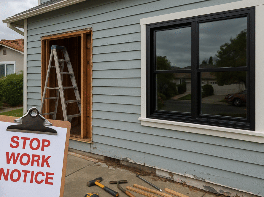 what happens if you replace windows without a permit