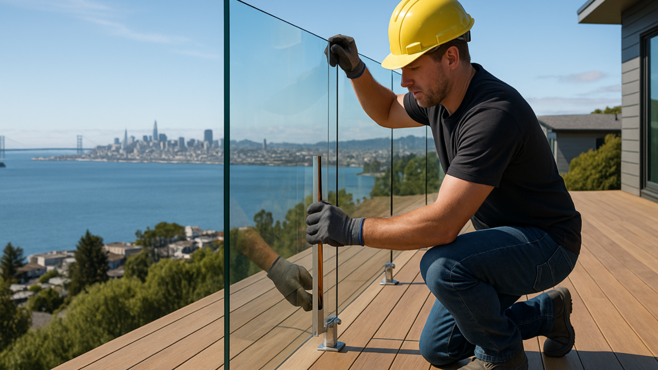 Changing Glass Railing Glass Railings System Installation - Insight Glass