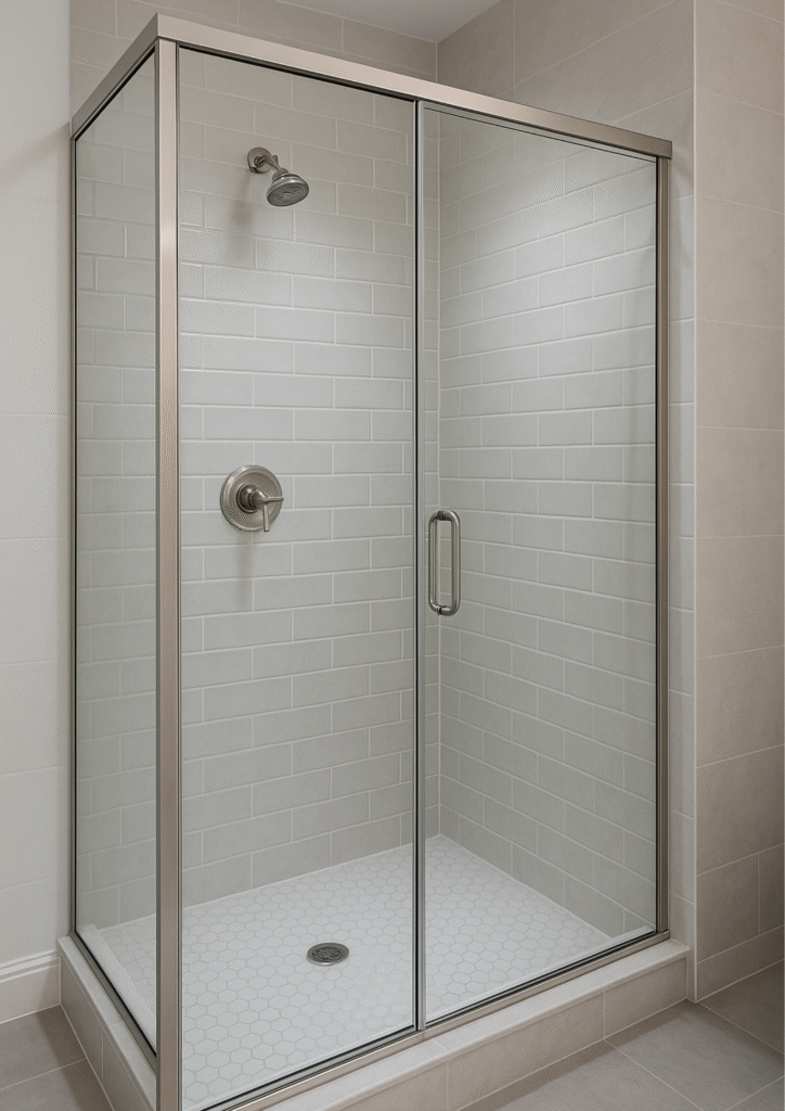 Semi-Frameless Shower Doors