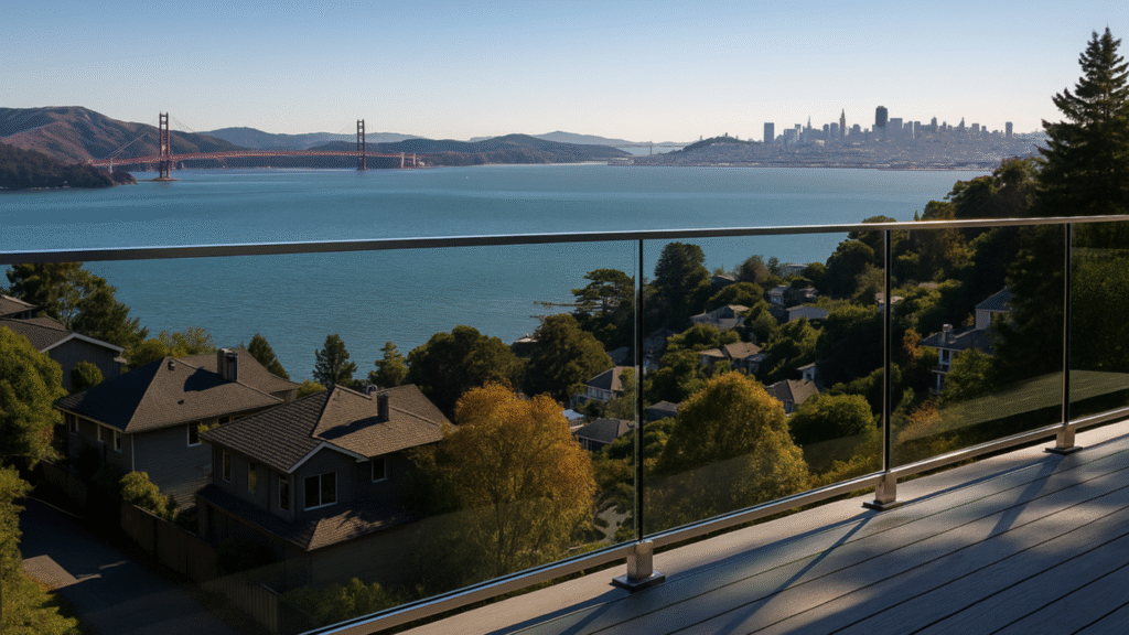 Why Glass Railings are Perfect for Bay Area Properties
