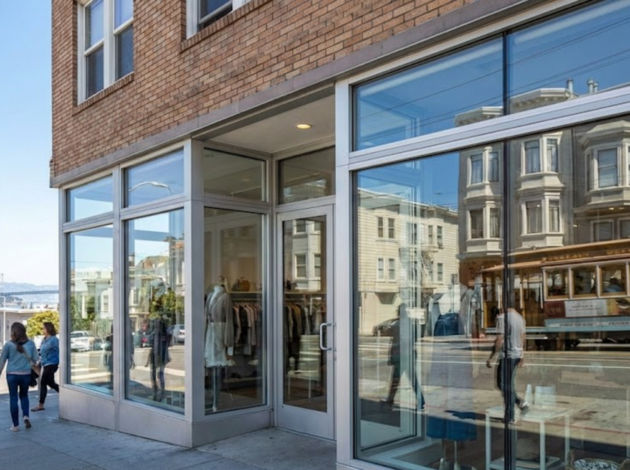 what is a storefront window