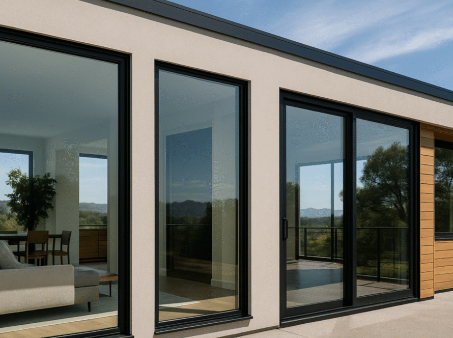 modern new construction windows