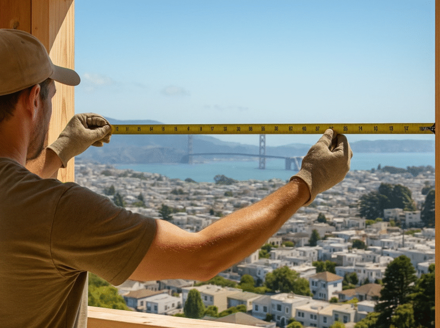 how to measure for a new construction window