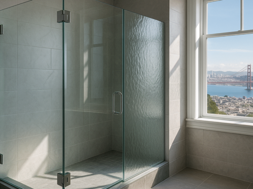 best type of glass for shower doors