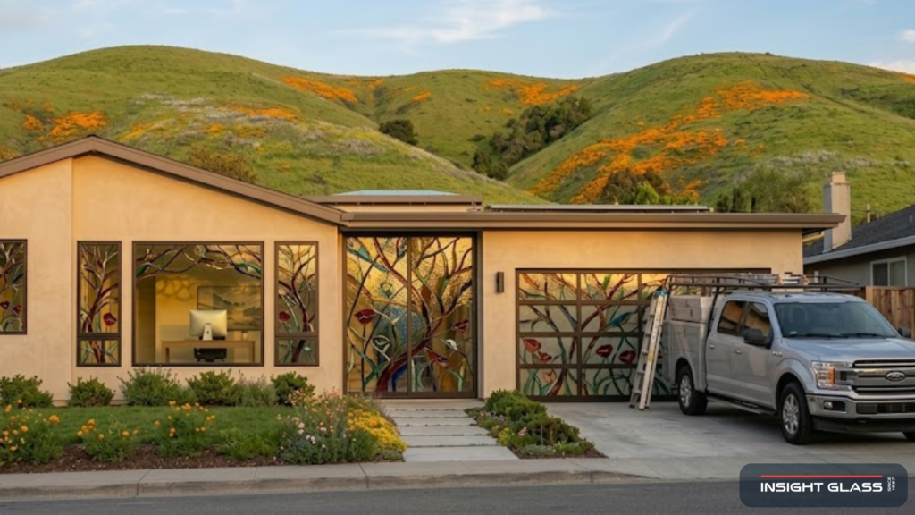 Modern Bay Area home with fire rated glass windows installed during spring renovation season