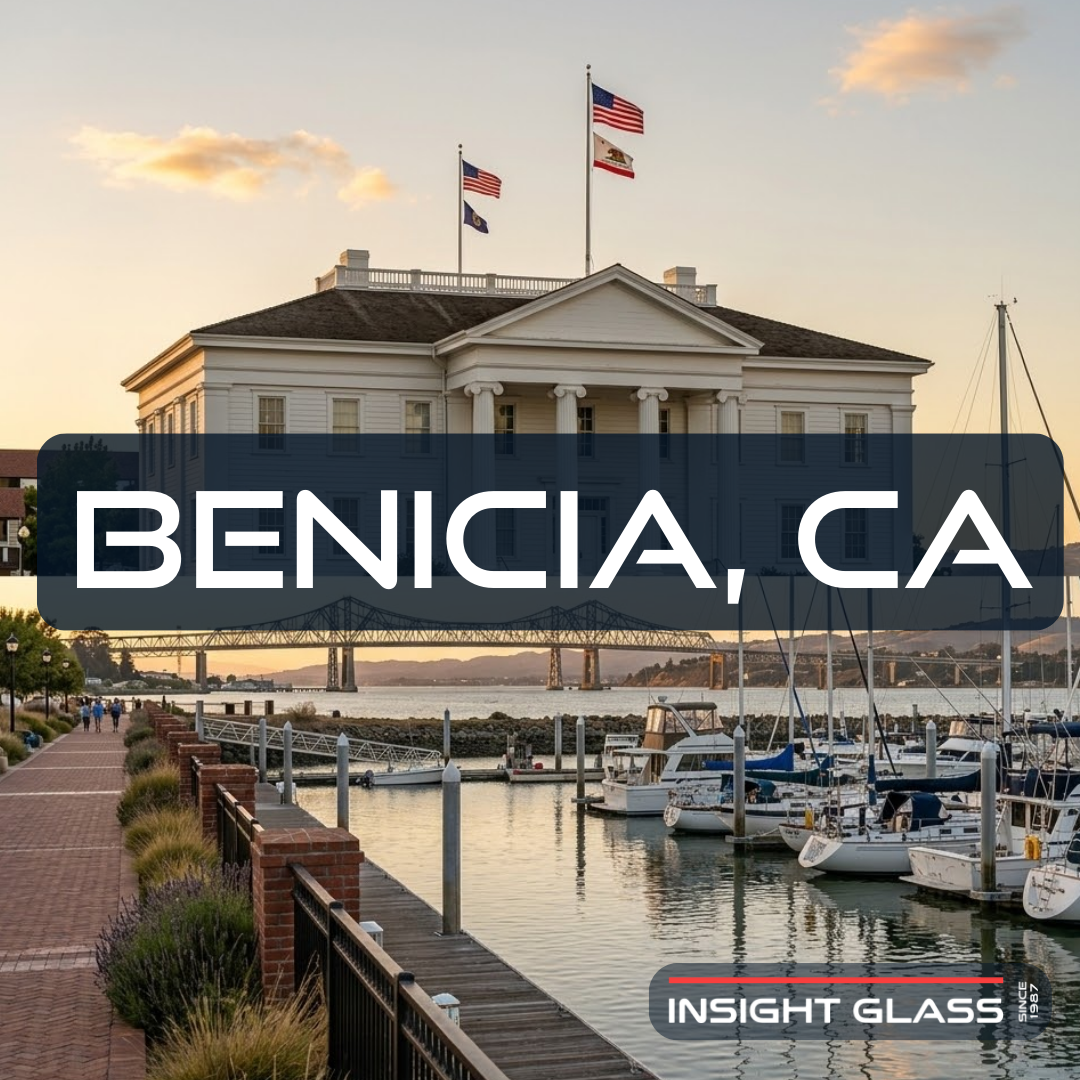 Benicia (HQ) window replacement services by Insight Glass