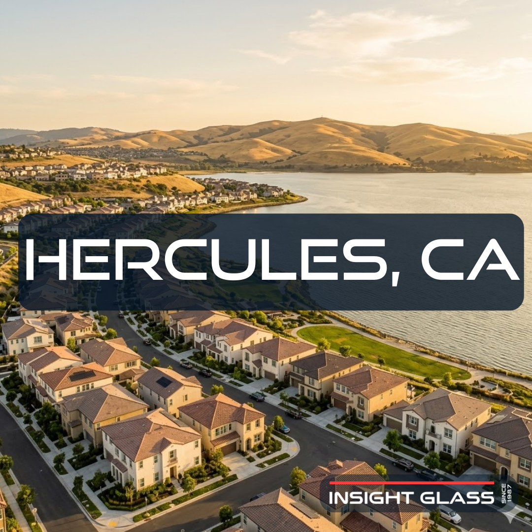 Hercules window replacement services by Insight Glass