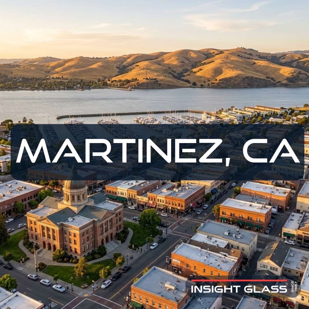 Martinez window replacement services by Insight Glass