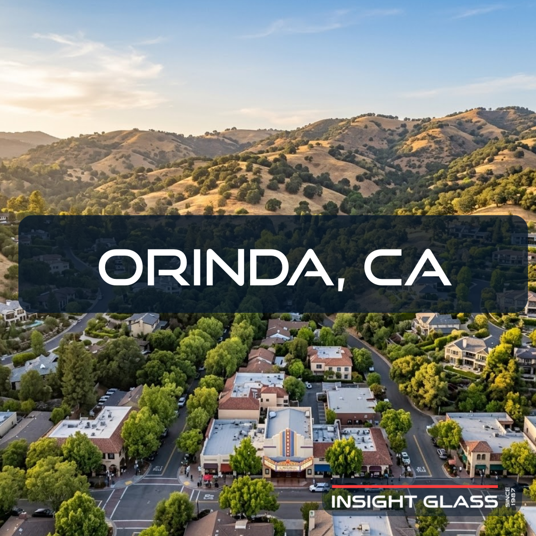 Orinda window replacement services by Insight Glass