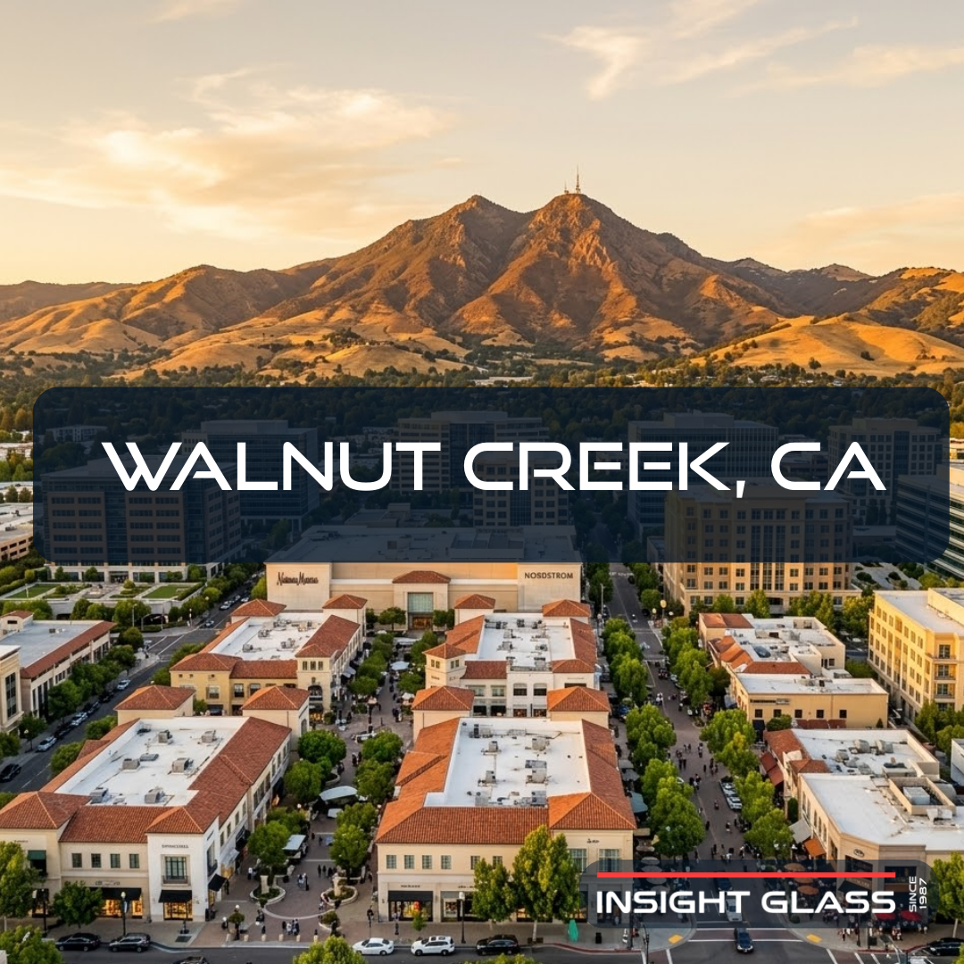 Walnut Creek window replacement services by Insight Glass