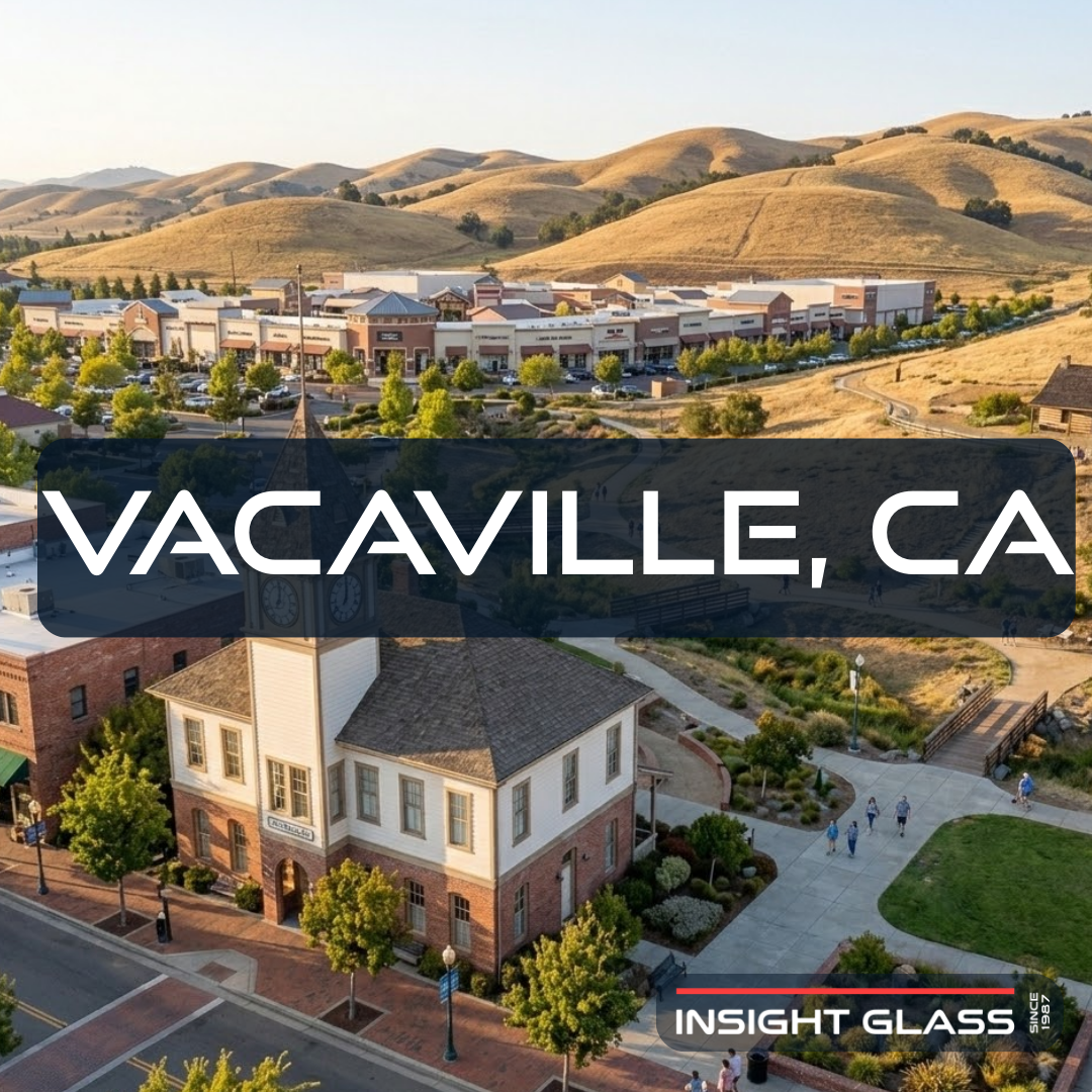 Vacaville window replacement services by Insight Glass