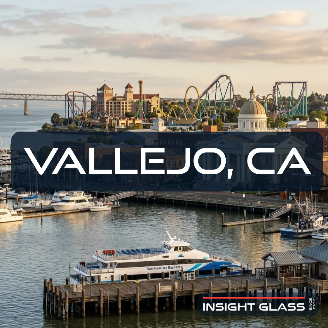 Vallejo window replacement services by Insight Glass