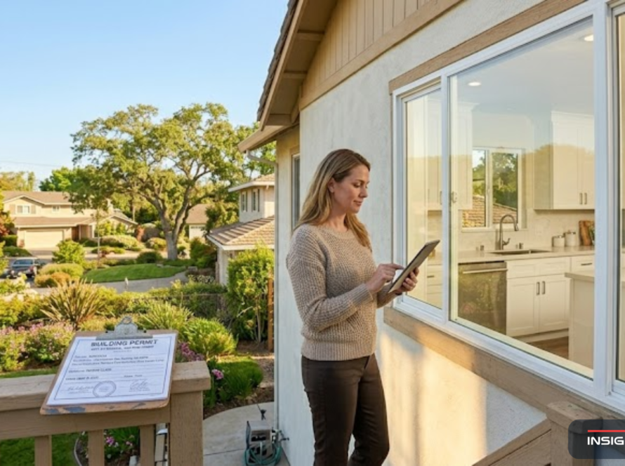 Homeowner reviewing window replacement cost estimate next to a new energy efficient window in a Contra Costa County home