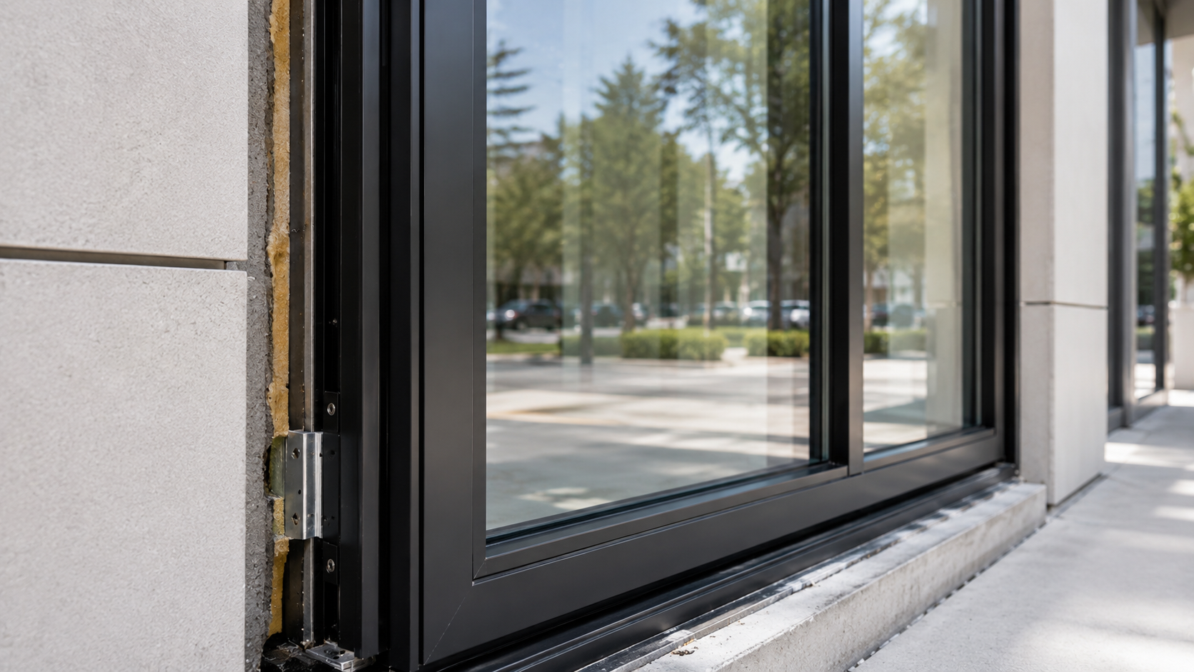 Commercial storefront glass replacement