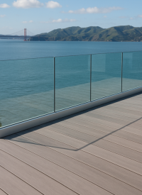 Base Shoe Glass Railing Systems Installation in Bay Area