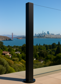 Glass Railings - Hardware Finishes - Matte Black