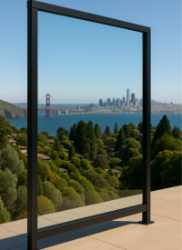 Aluminum Frames - Frame Finishes for Semi-Frameless Railings