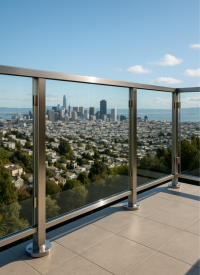 Semi-Frameless Glass Railings Installation in Bay Area